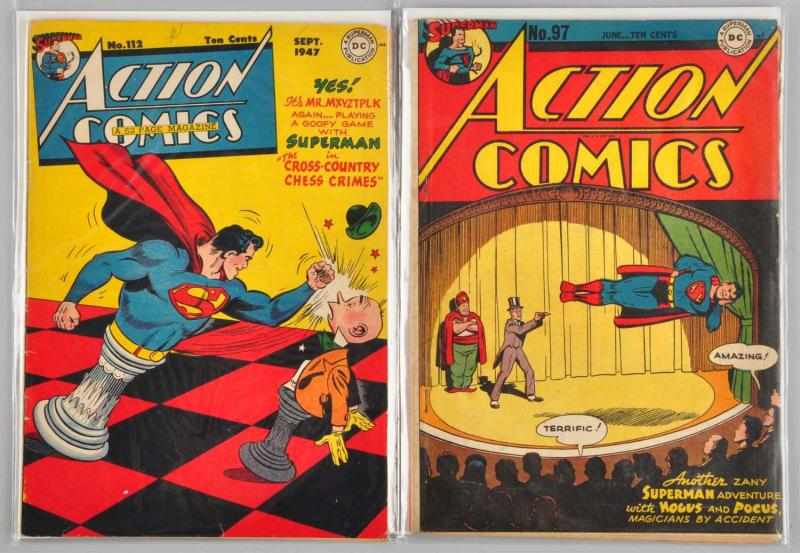 Appraisal: Lot of s Action Comics Description This lot includes No