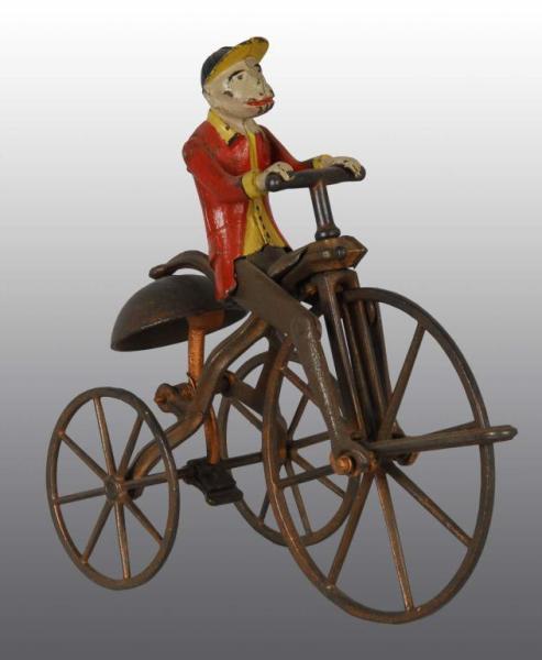 Appraisal: Arcade Monkey Tricycle Toy Description Restored Replaced bell ringer Condition