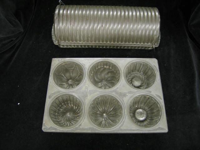 Appraisal: Victorian Tin Items mold muffin pan