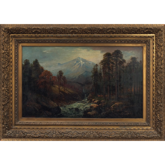 Appraisal: Artist Unknown American th century ''Gray's Peak Colorado '' oil