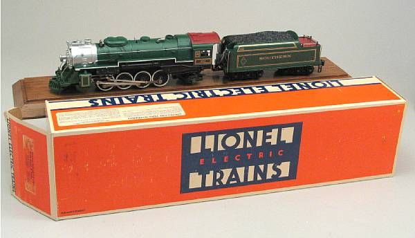 Appraisal: Lionel Mikado steam engine display A boxed Lionel Mikado engine