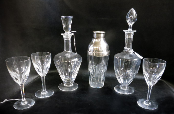 Appraisal: SET OF BACCARAT AND OTHER CUT CRYSTAL TABLEWARE ITEMS six