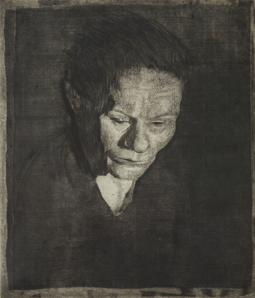 Appraisal: KATHE KOLLWITZ GERMAN - KATHE KOLLWITZ GERMAN - Woman with