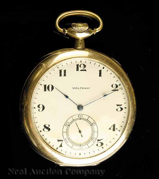 Appraisal: An Antique Gold Waltham Colonial Series Jewel Pocket Watch works