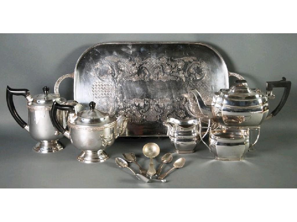 Appraisal: LARGE COLLECTION OF ELECTROPLATED WARES TO INCLUDE A TWO HANDLED