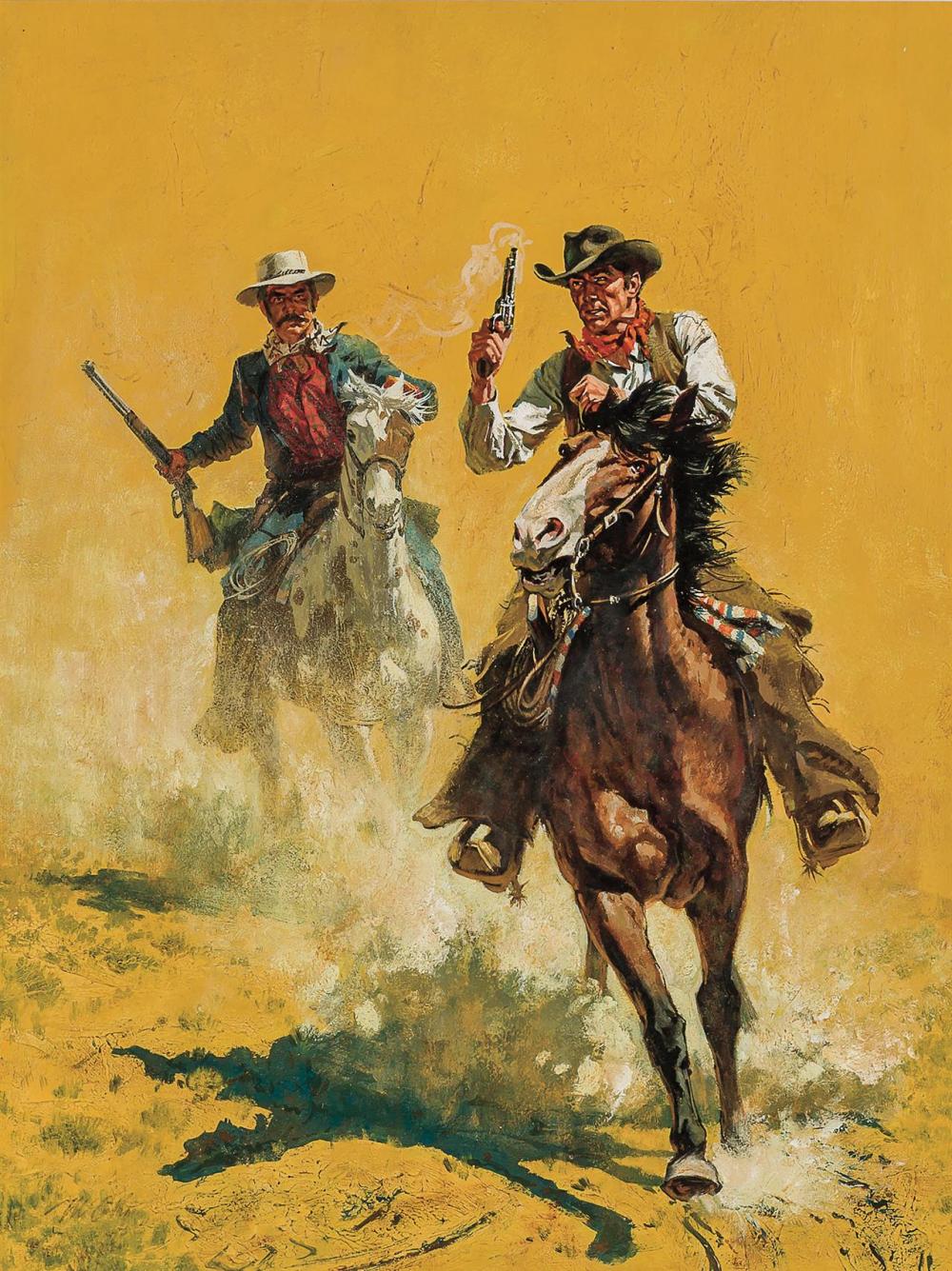 Appraisal: FRANK MCCARTHY American - from Aventura Jinetes Del Oeste Adventure