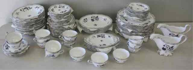 Appraisal: Spode ''Pennington Platinum'' Dinner Set Includes dinner plates - ''