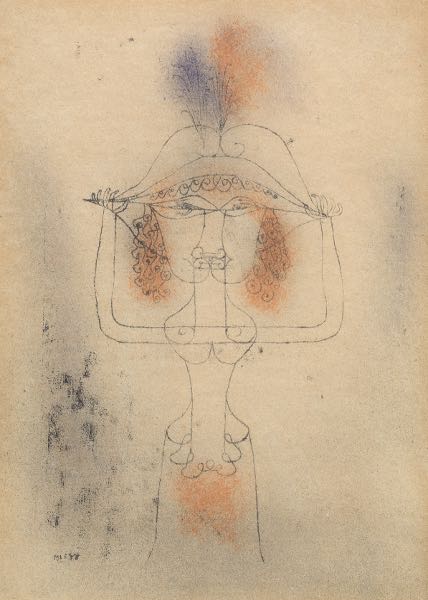 Appraisal: AFTER PAUL KLEE SWISS GERMAN - x paper Sangerin der