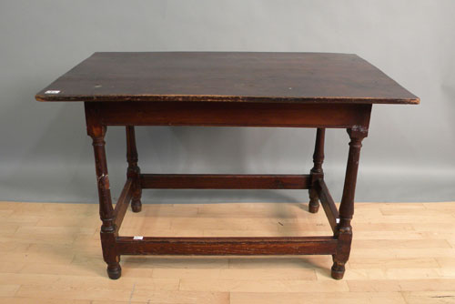 Appraisal: Pine tavern table ca h w d