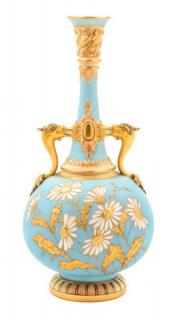 Appraisal: A Royal Worcester Porcelain Vase Height inches A Royal Worcester