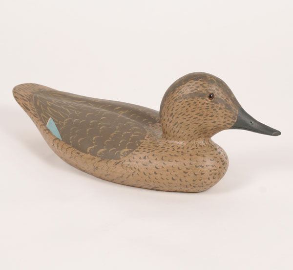 Appraisal: Teal duck decoy c Portland signed Fred Anderson L