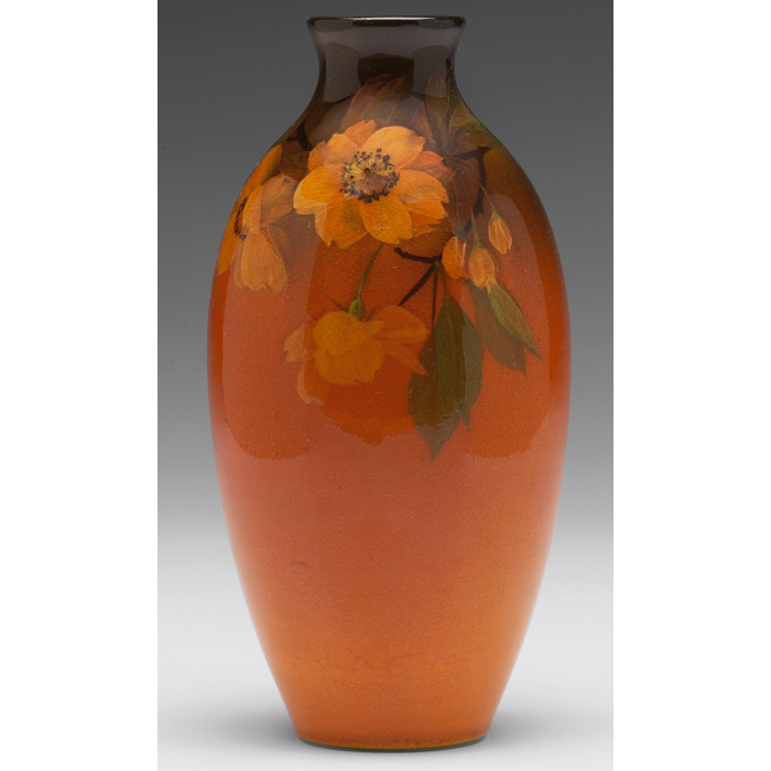 Appraisal: Good Rookwood vase bulbous shape in a Standard glaze with