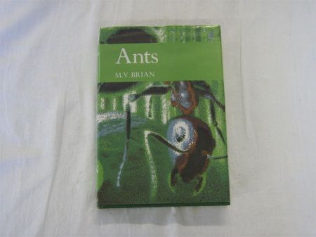 Appraisal: M V BRIAN ANTS st edn New Naturalist Series No