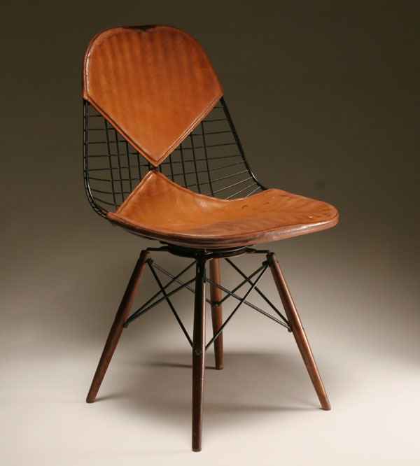 Appraisal: Charles and Ray Eames Herman Miller DKW swivel chair s