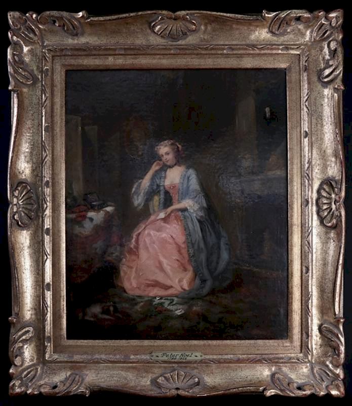 Appraisal: Peter Noel Portrait of a Seated Lady Peter Paul Joseph