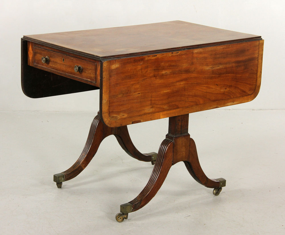 Appraisal: - th C English Drop Leaf Table th century English