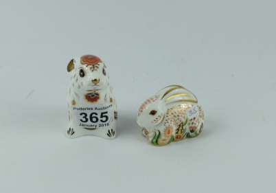 Appraisal: Royal Crown Derby Meadow Rabbit and Mouse both with gold