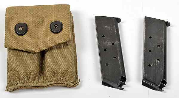 Appraisal: WWI Magazine Pouch and Magazines Nov dated pouch by Russell