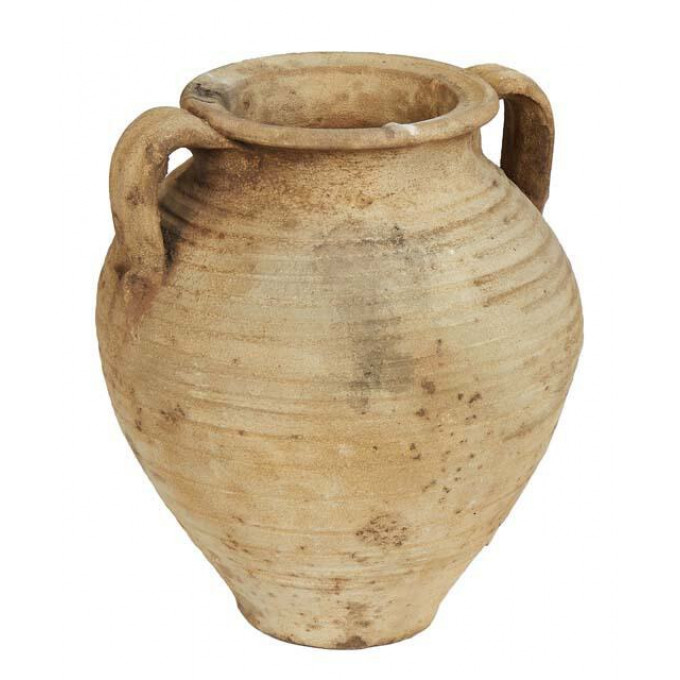 Appraisal: Judean Pottery Amphora BC- AD of tapered form with two