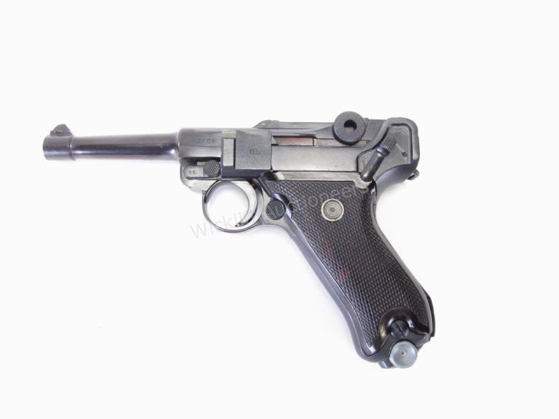 Appraisal: Mauser Dated Chamber S Luger Pistol-Round barrel Chambered in mm