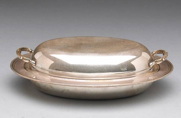 Appraisal: A sterling entree dish with coverFisher Silversmiths Inc Jersey City