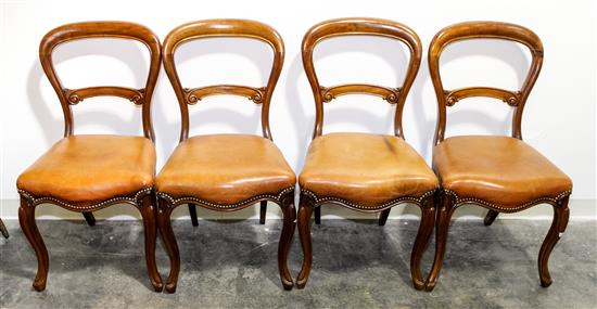 Appraisal: Sale Lot A Set of Four Victorian Chairs th century