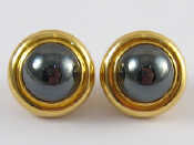 Appraisal: Tiffany Co A pair of carat gold haematite earrings by