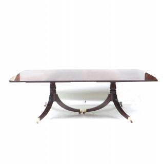 Appraisal: Late th C Sherton-style dining conference table L x W