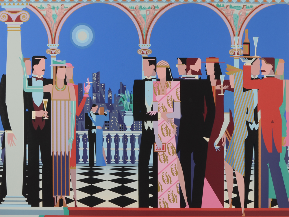 Appraisal: IMPIGLIA Giancarlo American - ''The Grand Party'' Serigraph '' x