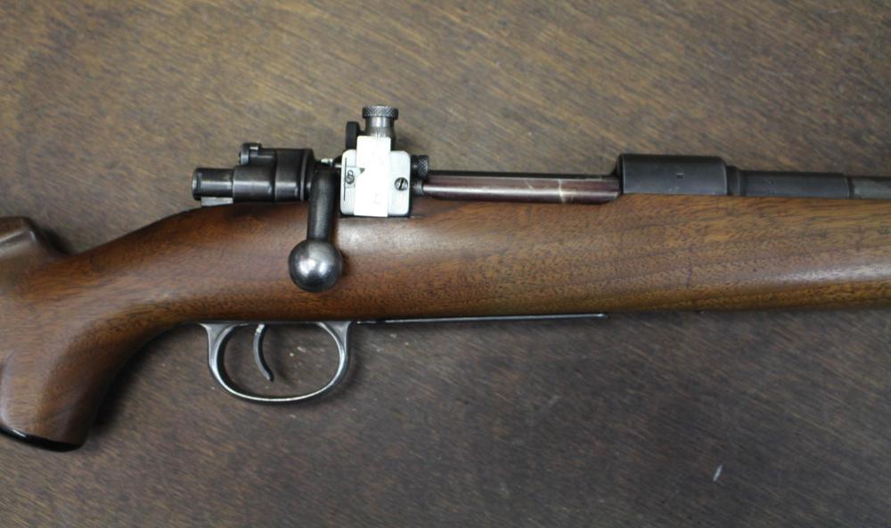 Appraisal: SPORTERIZED MODEL BOLT ACTION MAUSER RIFLE mm Mauser caliber barrel