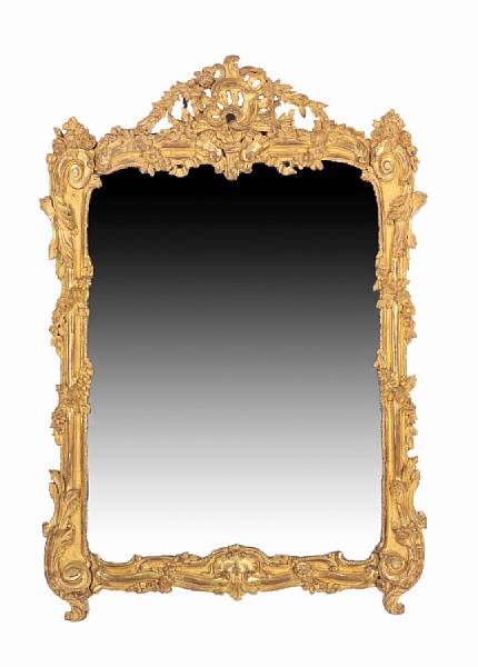 Appraisal: A R gence giltwood mirror second quarter th century The