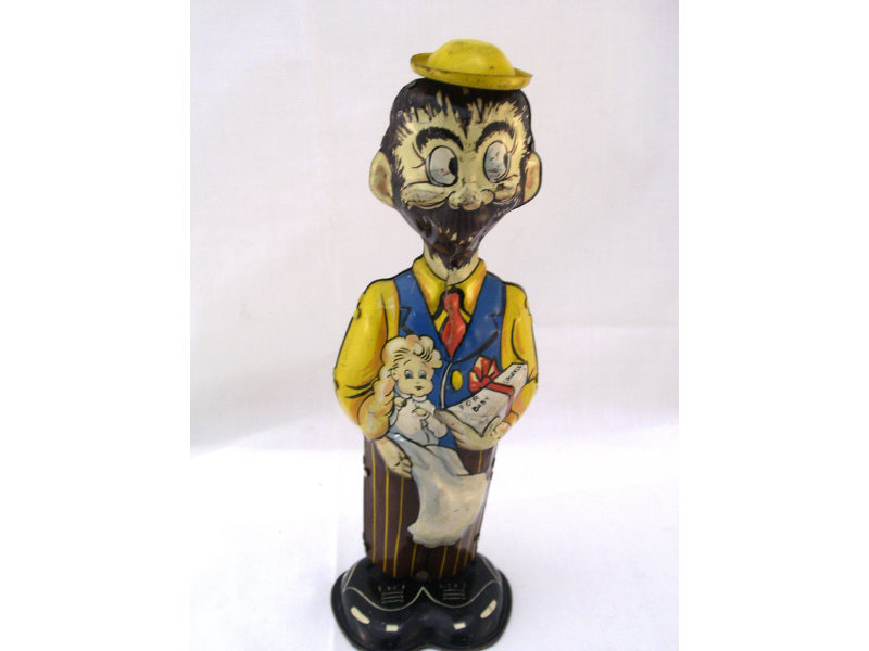 Appraisal: Marx B O Plenty Mechanical Figure Tin litho keywind mechanical