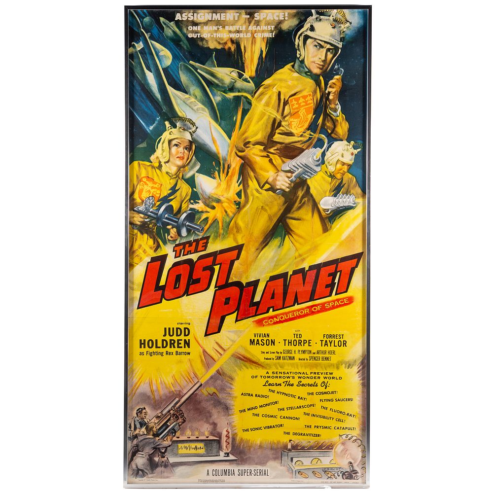 Appraisal: The Lost Planet Columbia Three Sheet Three sheet advertising poster