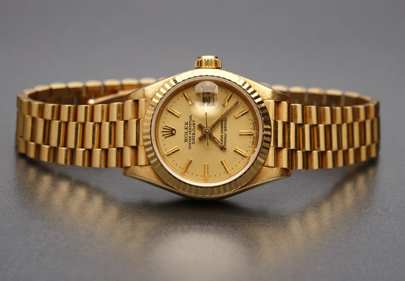 Appraisal: Ladies' Rolex K yellow gold Datejust wristwatch Ladies' Rolex K