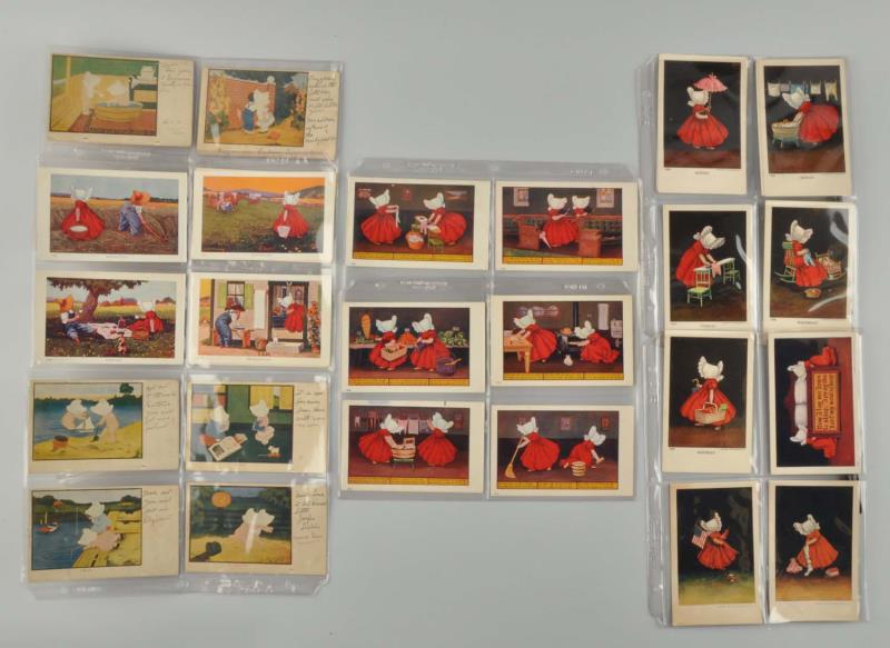 Appraisal: Lot Of Sunbonnet Baby Postcards This lot includes the Ullman