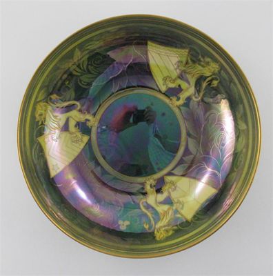 Appraisal: A Shelley Pottery bowl probably designed by Walter Slater decorated