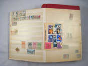 Appraisal: A stock book and an album of postage stamps of