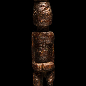 Appraisal: A Dogon Wood Standing Figure West Africa Mali Height inches