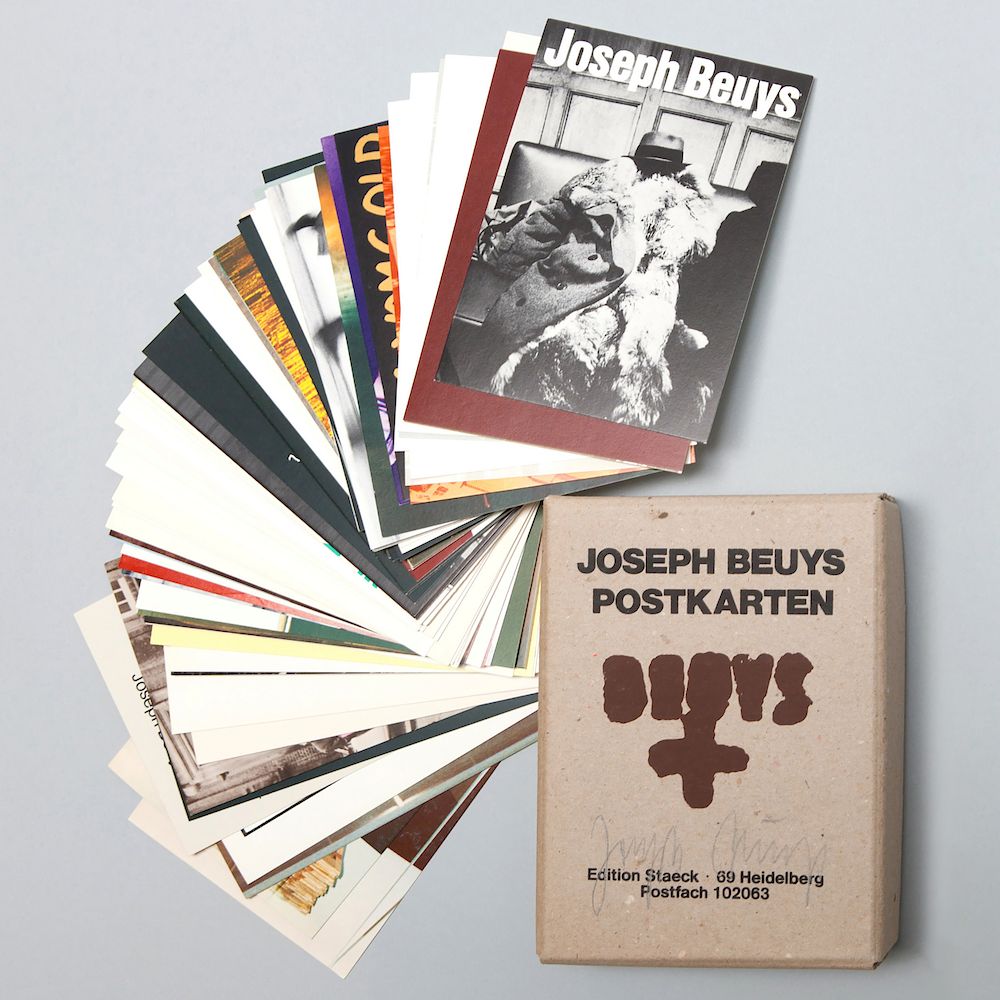 Appraisal: Joseph Beuys - Postkarten Eighty offset postcards in a cardboard