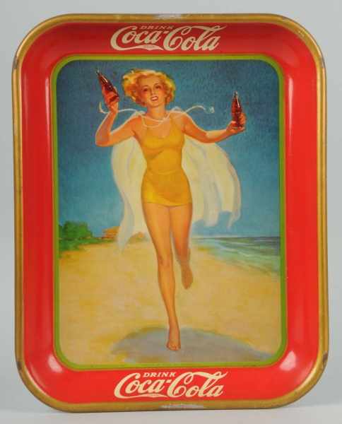 Appraisal: Tin Coca-Cola Serving Tray Description Beautiful condition A few small