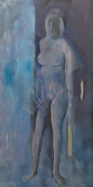 Appraisal: ATTRIBUTED TO HAROLD COHN AMERICAN - x Abstract nude woman