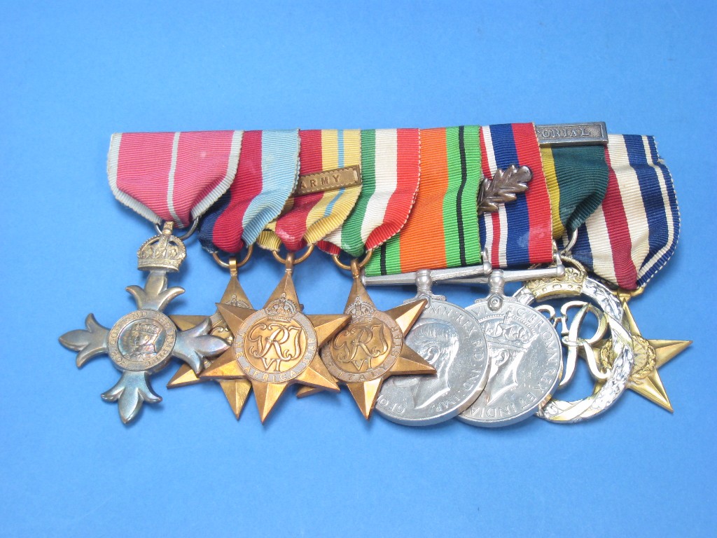 Appraisal: A Set of eight nd World War Medals including MBE