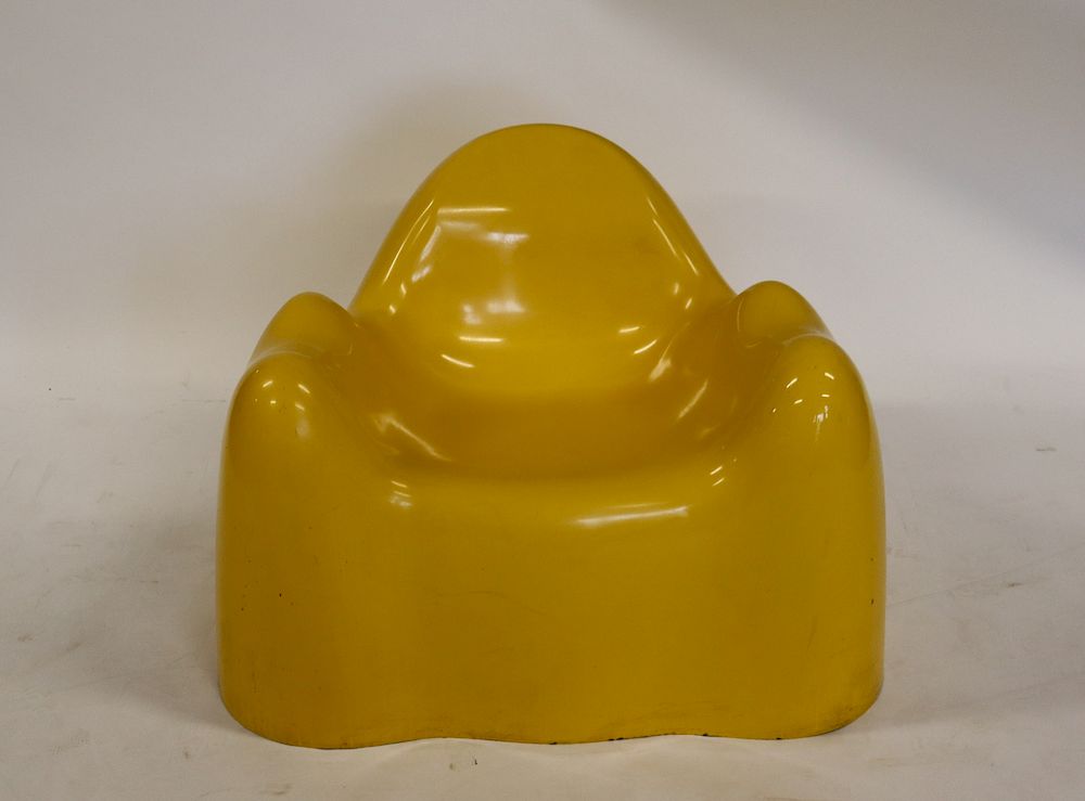 Appraisal: Wendell Castle USA - Molded Fiberglass Molar Chair From a