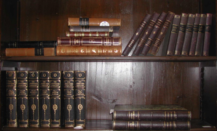 Appraisal: Collection of Twenty-Six Volumes with Decorative Leather Bindings most titles