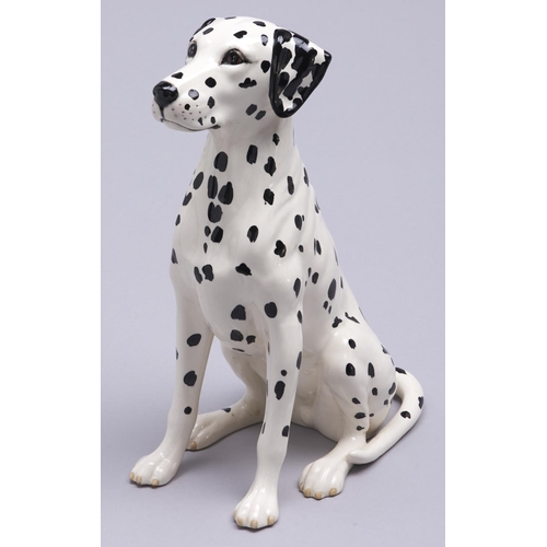 Appraisal: A Beswick earthenware model of a seated Dalmatian dog cm