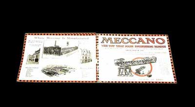 Appraisal: Meccano USA Products Catalogue -page dated coded and includes a