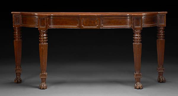 Appraisal: A William IV mahogany serving table second quarter th century