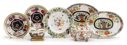 Appraisal: Group of English and Continental porcelain items th century