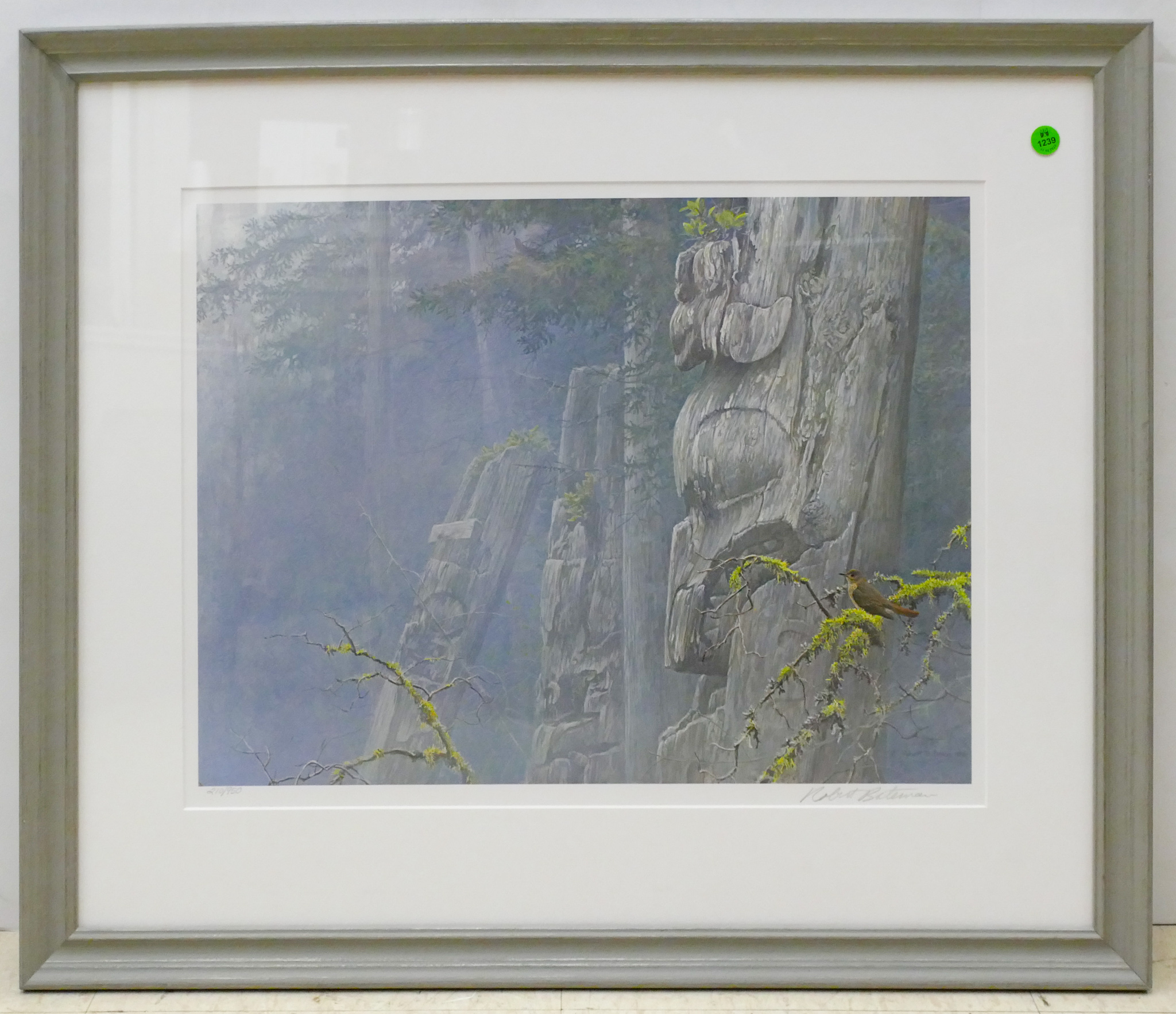 Appraisal: Robert Bateman ''Spirits of the Forest'' Signed Lithograph Framed ''x