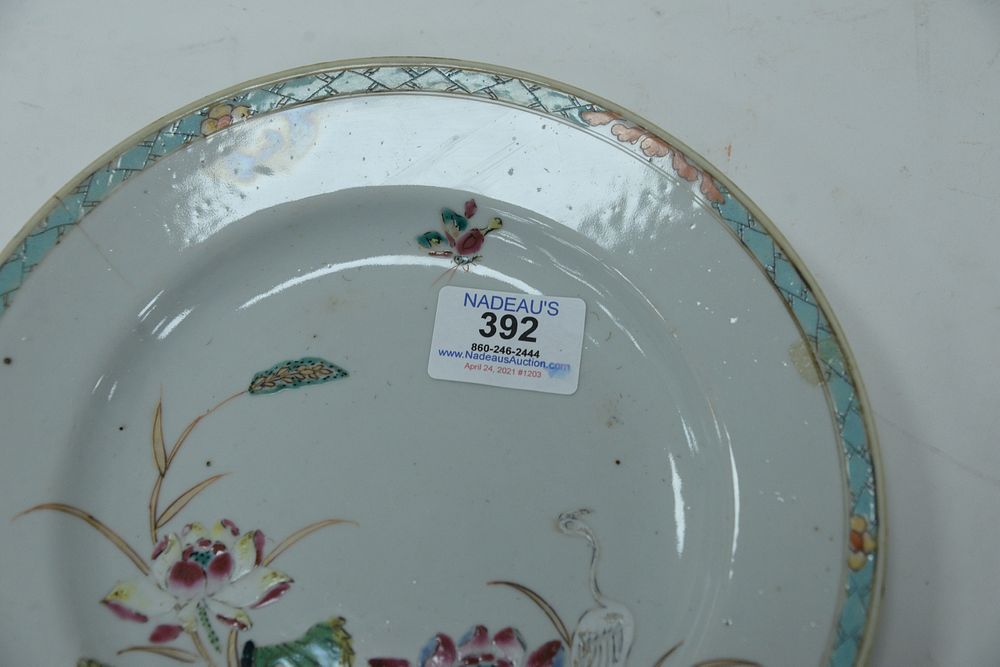 Appraisal: Eleven Piece Chinese Export Lot to include Rose Famille plates